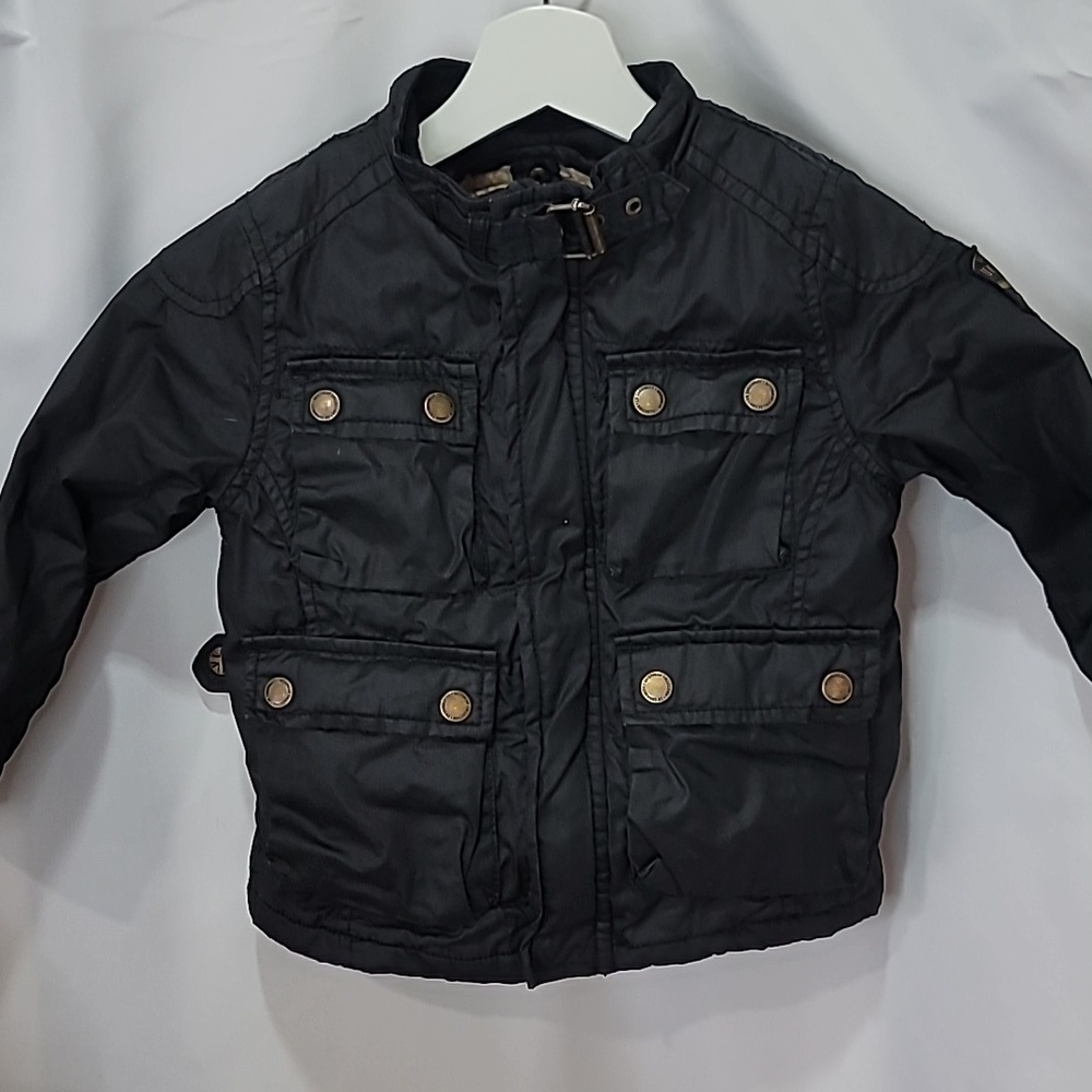 ZARA BOYS Sherpa Vest Layered Jacket Moto Jacket